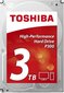 Toshiba P300 Performance 3.5 3TB, HDWD130EZSTA hind ja info | Sisemised kõvakettad (HDD, SSD, Hybrid) | kaup24.ee
