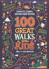 100 Great Walks with Kids: Fantastic stomps around Great Britain цена и информация | Путеводители, путешествия | kaup24.ee