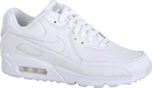 Meeste spordijalanõud Nike Air Max 90 Leather 302519-113, valge цена и информация | Кроссовки для мужчин | kaup24.ee