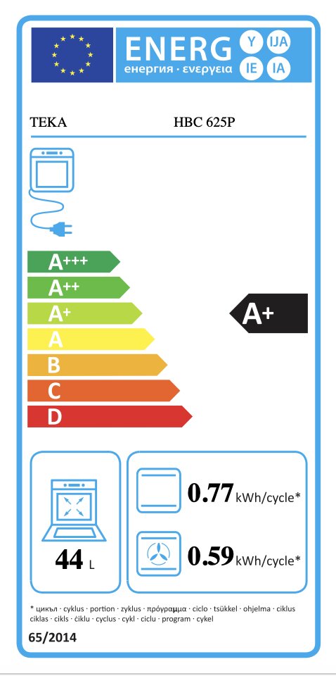 Pürolüütiline ahi Teka HBC625P 44 L Display LED 2615W Roostevaba teras hind ja info | Ahjud | kaup24.ee