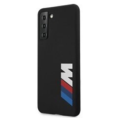 Case BMW BMHCS21MMSLBLBK S21 + G996 black / black hardcase Silicone Signature Logo hind ja info | Telefoni kaaned, ümbrised | kaup24.ee