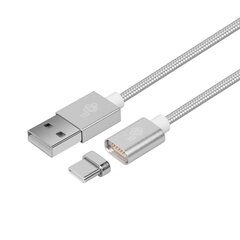 TB Магнитный кабель USB C - USB серебристый 1 м цена и информация | Кабели и провода | kaup24.ee