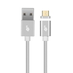 TB Magnetkaabel Micro USB hõbedane 1 m hind ja info | Kaablid ja juhtmed | kaup24.ee
