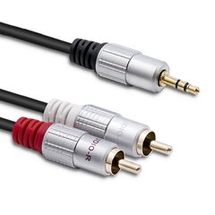 Qoltec Kaabel 2xRCA Mini Jack 3,5mm цена и информация | Кабели и провода | kaup24.ee