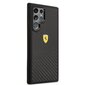 Ferrari Real Carbon Hard Case for Samsung Galaxy S22 Ultra Black цена и информация | Telefoni kaaned, ümbrised | kaup24.ee