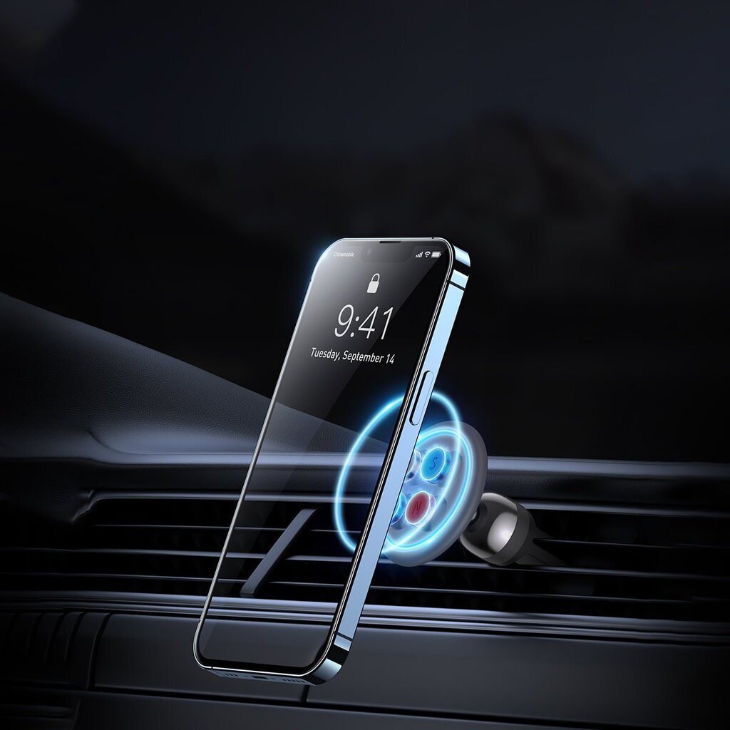 Baseus C01 Magnetic Phone Holder(Air Outlet Version) Black hind ja info | Mobiiltelefonide hoidjad | kaup24.ee