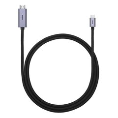 Baseus High Definition Series adapter cable USB Type C - HDMI 2.0 4K 60Hz 1 м black (WKGQ010001) цена и информация | Кабели для телефонов | kaup24.ee