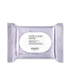 Meigieemaldajad salvrätikud Kiko Milano Pure Clean Wipes, 25 tk hind ja info | Näopuhastusvahendid | kaup24.ee