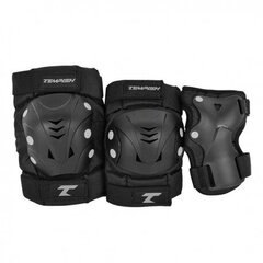 Kaitsmed Tempish Taky set of knee elbows and wrist protectors, Black, Size M hind ja info | Rulluisukaitsmed | kaup24.ee