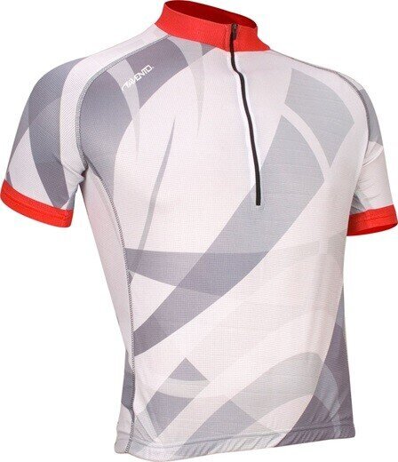 Meeste rattasärk Avento Cycling Shirt, valge/hall hind ja info | Meeste spordiriided | kaup24.ee
