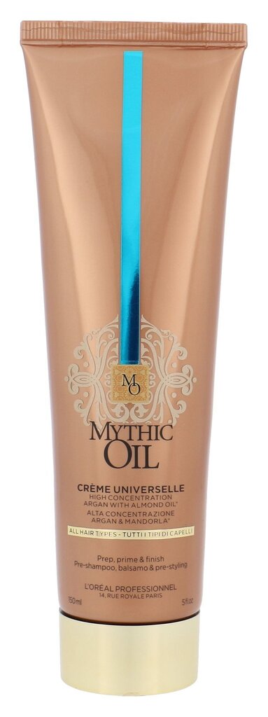 Universiaalne juuksekreem L'oreal Professionnel Mythic Oil 150 ml hind ja info | Maskid, õlid, seerumid | kaup24.ee