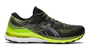 Jooksujalatsid Asics Gel-Kayano 28 must/roheline hind ja info | Spordi- ja vabaajajalatsid meestele | kaup24.ee