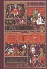 Adventures of Pinocchio (MinaLima Edition): (Ilustrated with Interactive Elements) цена и информация | Фантастика, фэнтези | kaup24.ee
