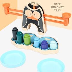 Tasakaalumäng puidust pingviinidega hind ja info | Arendavad mänguasjad | kaup24.ee