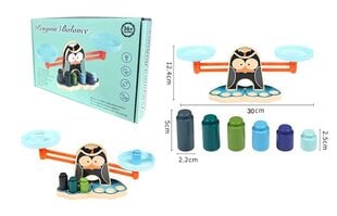 Tasakaalumäng puidust pingviinidega цена и информация | Развивающие игрушки | kaup24.ee