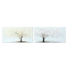 Картина DKD Home Decor Дерево (100 x 3 x 50 см) (2 шт.) цена и информация | Картины, живопись | kaup24.ee