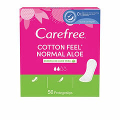 Pesukaitse Carefree Cotton Feel Normal Aloe (56 uds) hind ja info | Tampoonid, hügieenisidemed, menstruaalanumad | kaup24.ee