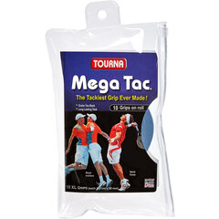 Tennisereketi käepide Tourna Mega Tac XL, 10 tk, Sinine (MT-10XL-B) цена и информация | Товары для большого тенниса | kaup24.ee