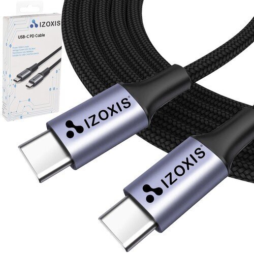 Kaabel USB - C - USB - C Izoxis, 2 m hind ja info | Kaablid ja juhtmed | kaup24.ee