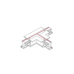 T-kujuline ühendus Nowodvorski CTLS 1 BLK (TL1) 8248 цена и информация | Монтируемые светильники, светодиодные панели | kaup24.ee