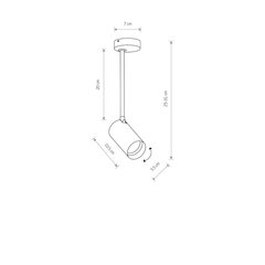 Laevalgusti Nowodvorski Mono Long S 7724 hind ja info | Laelambid | kaup24.ee