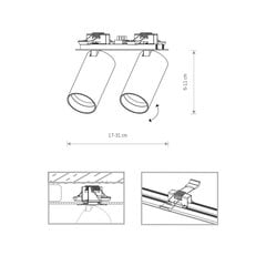 Laevalgusti Nowodvorski Mono SURFACE 7690 hind ja info | Laelambid | kaup24.ee