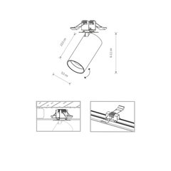 Потолочный светильник Nowodvorski Mono SURFACE 7683 цена и информация | Потолочные светильники | kaup24.ee