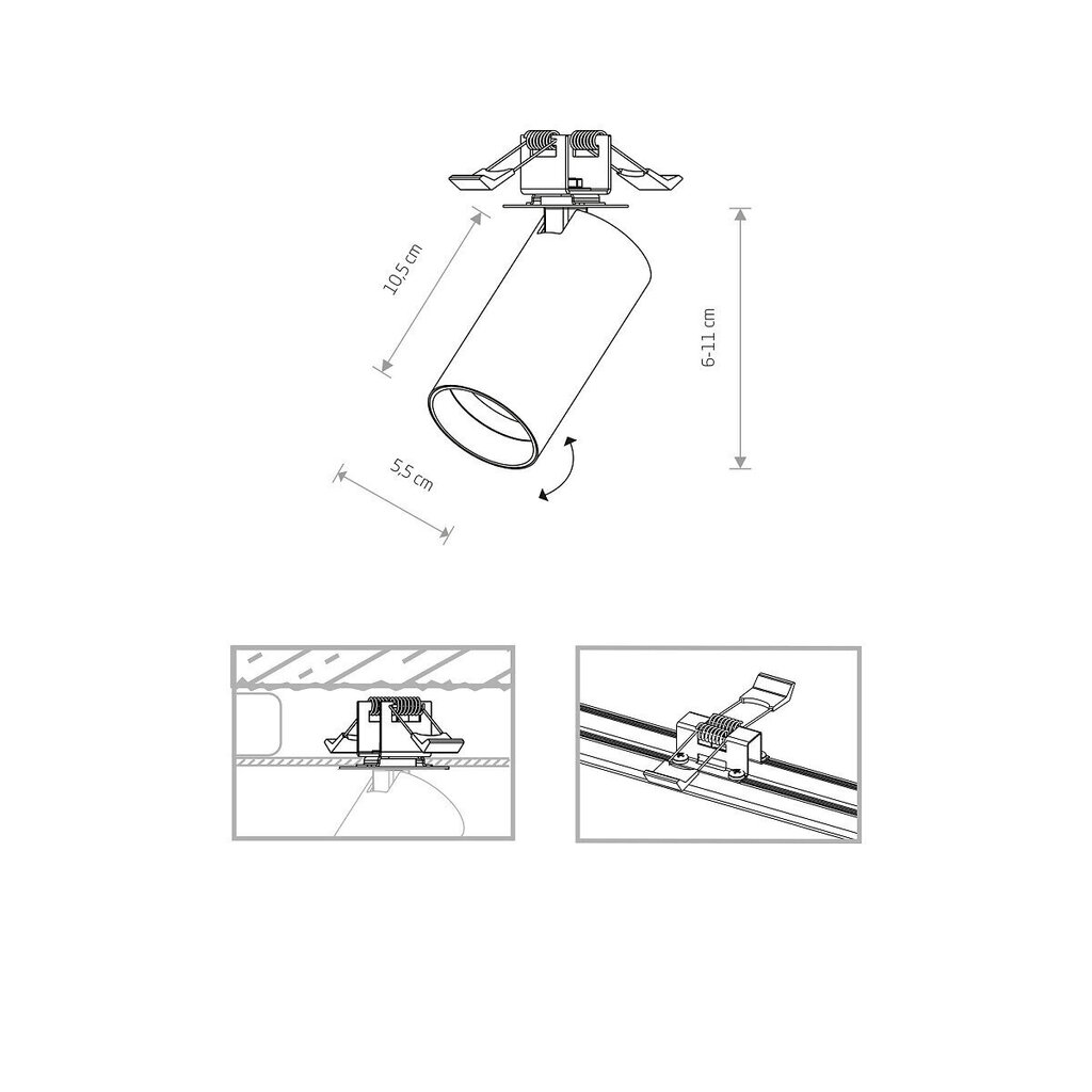 Laevalgusti Nowodvorski Mono SURFACE 7683 hind ja info | Laelambid | kaup24.ee