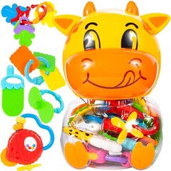 Beebi kõristid karbis Lehm hind ja info | Imikute mänguasjad | kaup24.ee