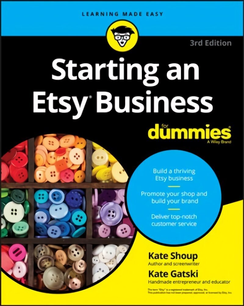 Starting an Etsy Business For Dummies 3rd Edition цена и информация | Tervislik eluviis ja toitumine | kaup24.ee