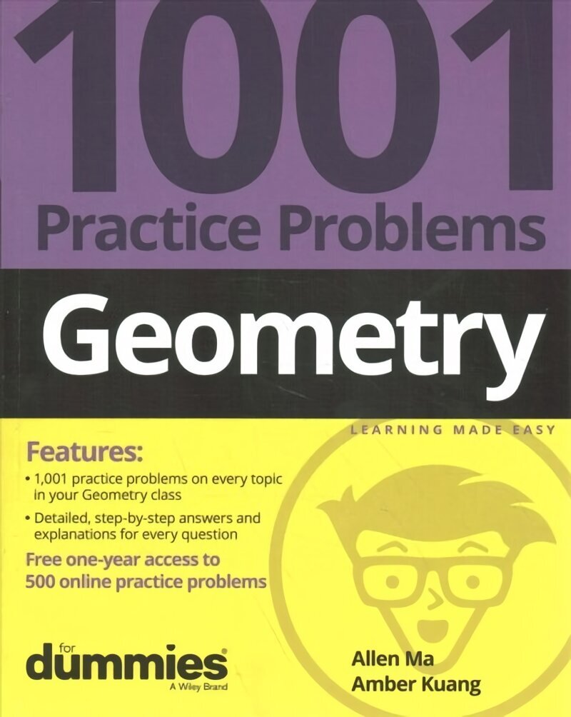 Geometry: 1001 Practice Problems For Dummies (plus Free Online Practice) цена и информация | Majandusalased raamatud | kaup24.ee