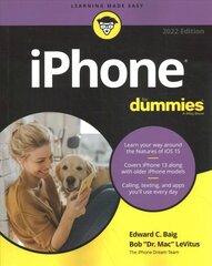 iPhone For Dummies 2022 Edition hind ja info | Majandusalased raamatud | kaup24.ee