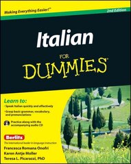 Italian For Dummies, 2nd Edition with CD 2nd Edition hind ja info | Võõrkeele õppematerjalid | kaup24.ee