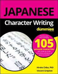 Japanese Character Writing For Dummies hind ja info | Võõrkeele õppematerjalid | kaup24.ee