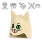 Saunamüts "Green-eyed Kitten" 100% villane цена и информация | Sauna aksessuaarid | kaup24.ee