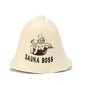 Saunamüts "Sauna Boss" 100% villane hind ja info | Sauna aksessuaarid | kaup24.ee