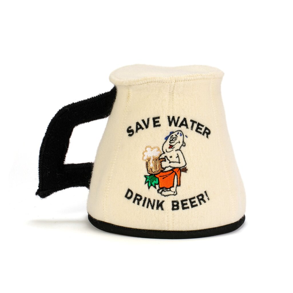 Saunamüts "Save Water Mug" 100% villane hind ja info | Sauna aksessuaarid | kaup24.ee
