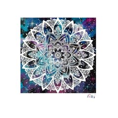 Loominguline komplekt teemantmosaiik Mandala 50x50cm цена и информация | Алмазная мозаика | kaup24.ee