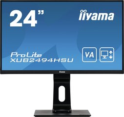 iiyama ProLite XUB2494HSU-B1 23.8" Full HD Must hind ja info | Monitorid | kaup24.ee