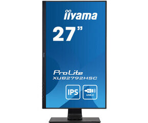 Светодиодный монитор iiyama ProLite XUB2792HSC-B1 - 68.6 см (27 дюймов) - 1920 x 1080 пикселей в формате Full HD цена и информация | Мониторы | kaup24.ee