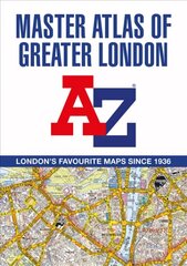 -Z Master Atlas of Greater London 18th Revised edition цена и информация | Путеводители, путешествия | kaup24.ee