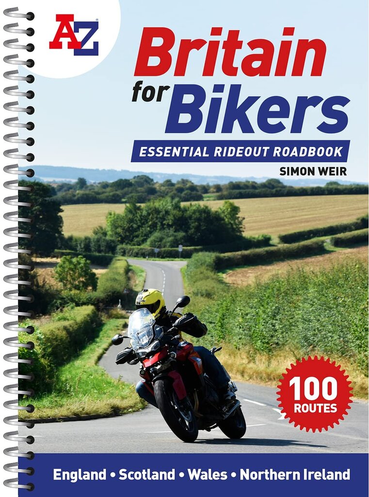 A-Z Britain for Bikers: 100 Scenic Routes Around the Uk hind ja info | Reisiraamatud, reisijuhid | kaup24.ee