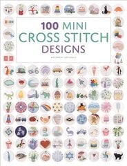 100 Mini Cross Stitch Designs цена и информация | Энциклопедии, справочники | kaup24.ee