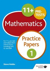 11+ Maths Practice Papers 1: For 11plus, pre-test and independent school exams including CEM, GL and ISEB цена и информация | Книги для подростков и молодежи | kaup24.ee