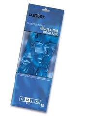 Перчатки нитриловые антибактериальные Santex Industrial Nitrile S (размер 7), 12 пар цена и информация | Рабочие перчатки | kaup24.ee