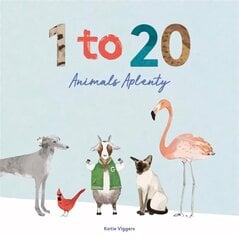 1 to 20 Animals Aplenty цена и информация | Книги для малышей | kaup24.ee