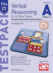 11plus Verbal Reasoning Year 5-7 GL & Other Styles Testpack A Papers 1-4: GL Assessment Style Practice Papers hind ja info | Noortekirjandus | kaup24.ee