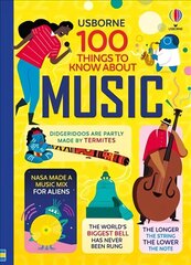 100 Things to Know About Music цена и информация | Книги для подростков и молодежи | kaup24.ee