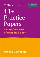 11plus Verbal Reasoning, Non-Verbal Reasoning & Maths Practice Papers (Bumper Book with 4 sets of tests): For the Cem Tests edition, Bumper book, 11plus Practice Test Papers Bumper Book, Inc. Audio Download: For the CEM Tests hind ja info | Noortekirjandus | kaup24.ee