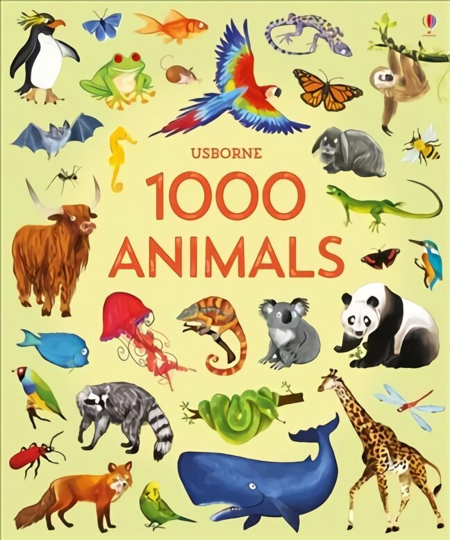 1000 Animals hind ja info | Laste õpikud | kaup24.ee